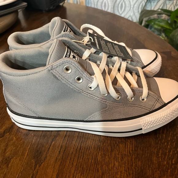 Converse Chuck Taylor All Star Malden Street Mid Grey White A09499C Men's Sz 10 - Picture 4 of 13